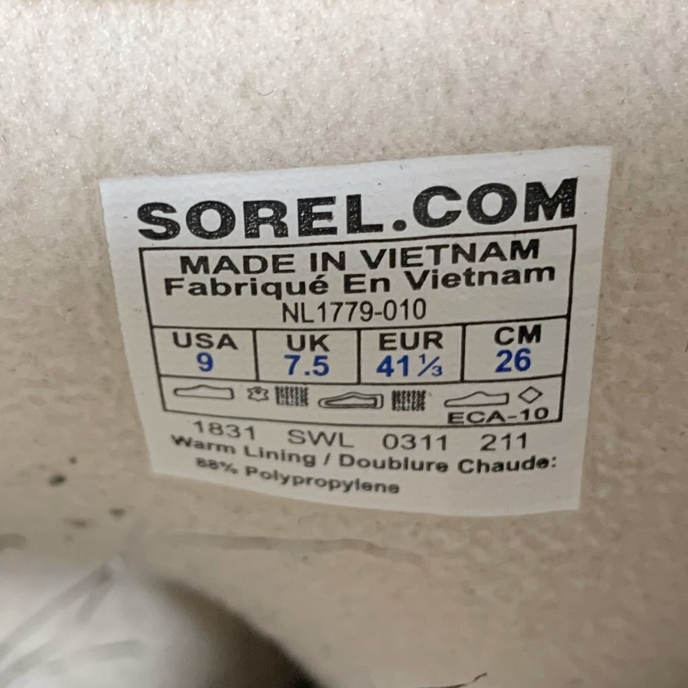 Sorel Women Canvas Tofino II Boots Women Size 9 - Picture 9 of 9